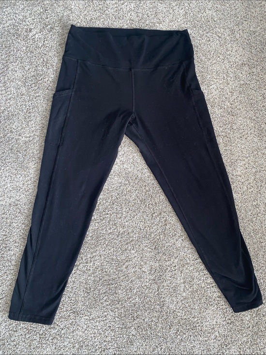 aerie Pants - aerie Black High-Rise Leggings with Side Pocket